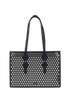 Small Mina Tote, &pound;650, Handbags, Black, Leather, Back view